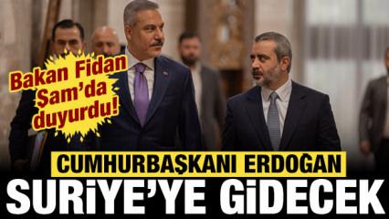 Bakan Fidan'dan Şam'da kritik mesaj: SDG'nin kendini feshetmesi &ouml;nemli