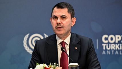 Bakan Kurum: Fethiye K&ouml;rfezi'ndeki dip &ccedil;amurunu &ccedil;ıkarıp atıyoruz