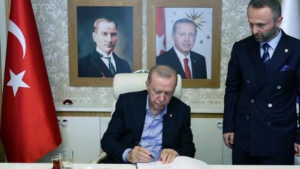 Cumhurbaşkanı Erdoğan, Recep Tayyip Erdoğan &Uuml;niversitesini ziyaret etti.