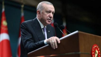 Erdoğan&rsquo;dan İzmir&rsquo;in kurtuluşunun 104. yıl d&ouml;n&uuml;m&uuml; mesajı