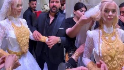 Fenomen &Ccedil;ağla &Ouml;z, Vanlı Kara Haydar ile evlendi! Takılan altın dudak u&ccedil;uklattı