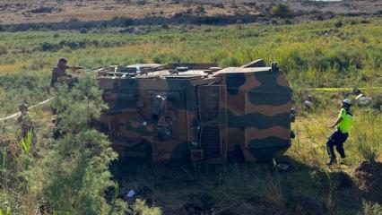 Iğdır&rsquo;da askeri ara&ccedil; devrildi: 1 şehit, 2 yaralı
