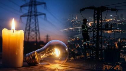 İstanbul'un 24 il&ccedil;esinde elektrik kesintisi! Saatlerce s&uuml;recek