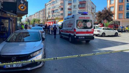 K&uuml;&ccedil;&uuml;k&ccedil;ekmece'de tankerin altında kalan kadın &ouml;ld&uuml;! Kaza anı ortaya &ccedil;ıktı
