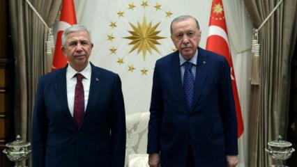 K&uuml;lliye'de sıcak saatler: Erdoğan, Mansur Yavaş'ı kabul etti! Yavaş'tan s&uuml;rpriz a&ccedil;ıklama
