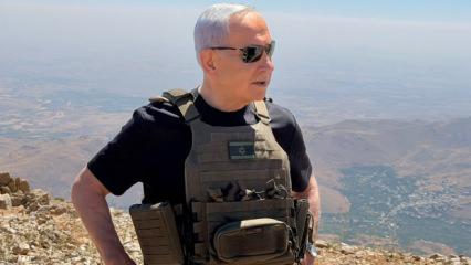 Netanyahu'dan Suriye'de k&uuml;stah a&ccedil;ıklama! Hermon Dağı'ndan tehditler savurdu