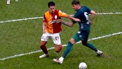 Rams Park'ta g&uuml;ndem olan pozisyon! Galatasaray penaltı, Kocaeli kırmızı kart bekledi