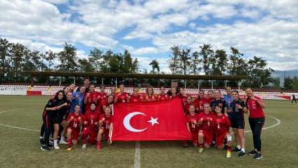 15 Yaş Altı Kız Milli Futbol Takımı, UEFA Gelişim Ligi'nde şampiyon!