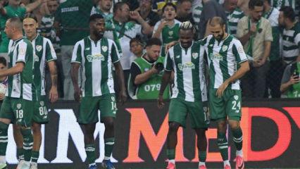 1. Lig'de lideri değiştiren ma&ccedil;! Bursaspor 1-0'dan &ccedil;evirdi