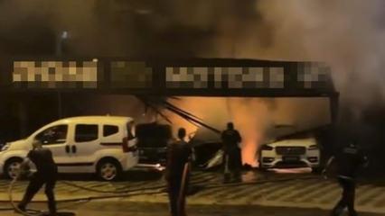 Milyonluk galeriyi kundakladılar! Antalya'da 3 ş&uuml;pheli yakalandı