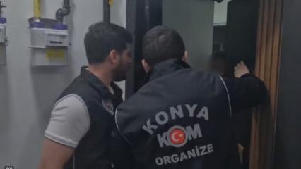 Konya'da kıska&ccedil; operasyonu! Evden cephanelik &ccedil;ıktı: 20 g&ouml;zaltı 