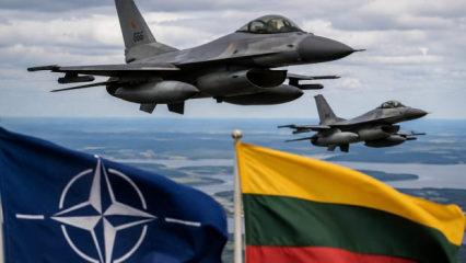 &Uuml;lkenin hava sahasına İHA girdi! NATO savaş u&ccedil;akları havalandı