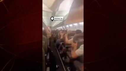 İran'da g&ouml;ky&uuml;z&uuml;nde dehşet: İniş takımı patlayan u&ccedil;ağın tavanı &ccedil;&ouml;kt&uuml;!
