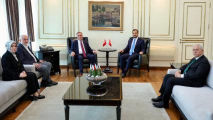 Abdullah &Ouml;zdemir'den İBB Başkanvekili Nuri Aslan'a taziye ziyareti