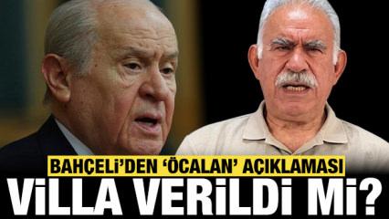 Bah&ccedil;eli'den "&Ouml;calan'a villa" yalanlaması: Metrekaresine kadar a&ccedil;ıkladı!