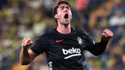Beşiktaş'ta kendini bulan Vlahovic, Milli Takım'dan davet aldı