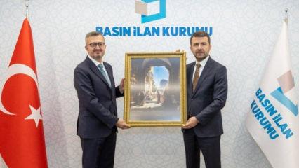 Cumhurbaşkanlığı İletişim Başkanı Burhanettin Duran Basın İlan Kurumu&rsquo;nu ziyaret etti