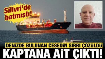 Denizde bulunan cesedin sırrı &ccedil;&ouml;z&uuml;ld&uuml;: Batan geminin kaptanına ait &ccedil;ıktı!