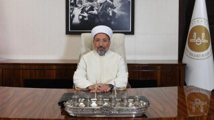  Diyanet İşleri Başkanı Arpaguş'tan T&uuml;rk devletlerine &ccedil;ağrı