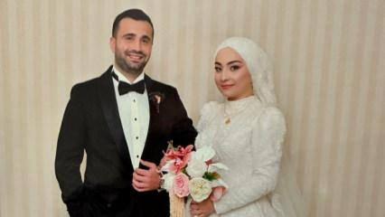 Haber7'nin mutlu g&uuml;n&uuml;! Ebrar ve İbrahim d&uuml;nyaevine girdi