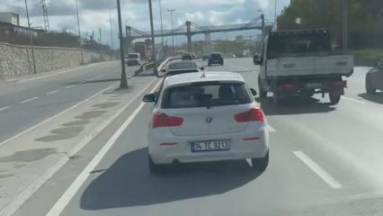 İstanbul trafiğinde skandal: Ambulansa dakikalarca yol vermedi