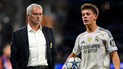Jose Mourinho Arda G&uuml;ler'i &ouml;ve &ouml;ve bitiremedi!
