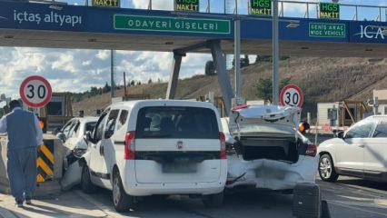 Kuzey Marmara Otoyolu'nda zincirleme kaza: 2 yaralı