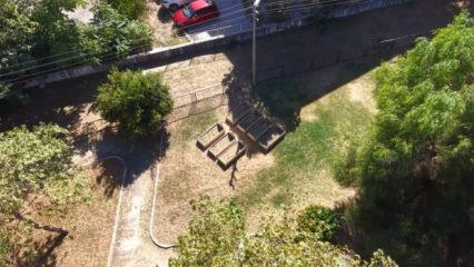 Osmaniye'deki "mezarlık parkını" g&ouml;ren d&ouml;n&uuml;p bir daha bakıyor