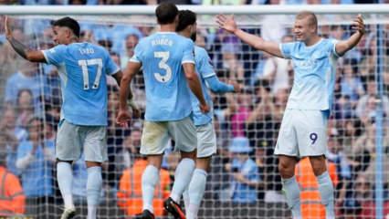 Premier Lig'de 8 goll&uuml; &ccedil;ılgın ma&ccedil;! Manchester City Sunderland'i devirdi