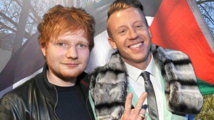Sahnede Filistin'e destek veren Macklemore, Ed Sheeran&rsquo;ın turnesinden kovuldu!