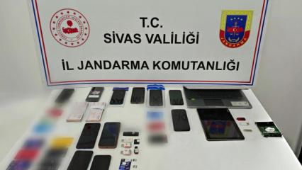 Sivas merkezli 7 ilde siber dolandırıcılık operasyonunda 5 tutuklama