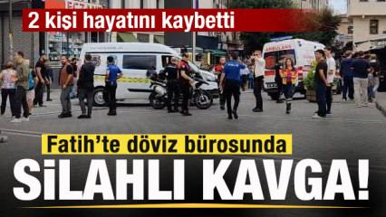 Son dakika: Fatih'te silahlı &ccedil;atışma: 2 kişi hayatını kaybetti