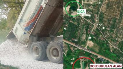 Sulak alanlara mıcır d&ouml;k&uuml;ld&uuml;: Orhangazi'de 'doğa katliamı' tartışması