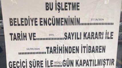 Tarihi ge&ccedil;miş &uuml;r&uuml;n satan market m&uuml;h&uuml;rlendi