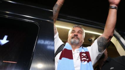 Trabzonspor'un yeni teknik direkt&ouml;r&uuml; Trabzon'a geldi