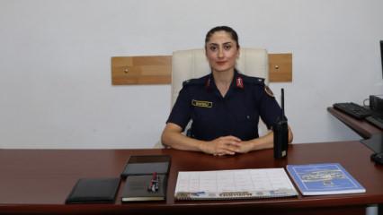 Jandarma Teğmen Nevin Saygılı, Bolu&rsquo;nun ilk kadın karakol komutanı oldu