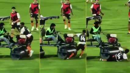 S&uuml;per Ligin eski yıldızı silindirin altında kaldı