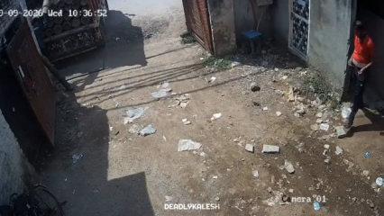 Hindistan'da dehşet anları: Kamyondan d&uuml;şen oksijen t&uuml;p&uuml; bomba gibi patladı