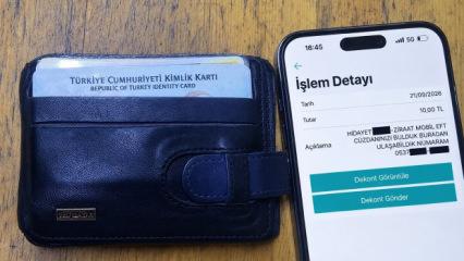 Elazığ'da ilgin&ccedil; y&ouml;ntem! Bulduğu c&uuml;zdanın sahibine 10 TL ile ulaştı 