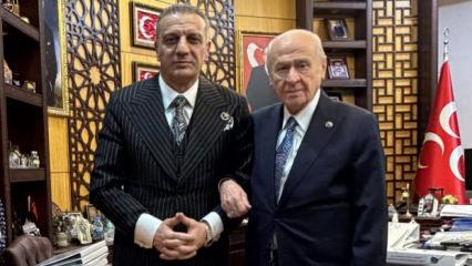 13 ay sonra tahliye oldu: İlk iş Bah&ccedil;eli'yi ziyaret etti