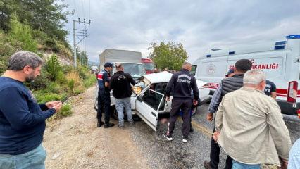 Aydın'da feci kaza! &Ouml;l&uuml; ve yaralılar var