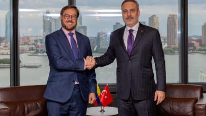 Bakan Fidan, Venezuela Dışişleri Bakanı ile bir araya geldi
