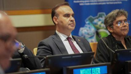 Bakan Kacır BM'de &ccedil;arpıcı veriye dikkat &ccedil;ekti
