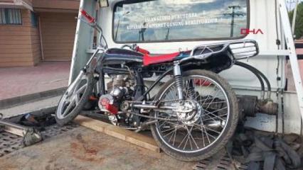 Burdur'da "dur" ihtarına uymayan motosikletliye 543 bin TL ceza kesildi 