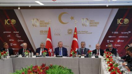 Cumhurbaşkanı Erdoğan, iş insanlarıyla buluştu! Yıl sonu enflasyon hedefi belli oldu