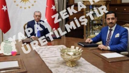 Erdoğan ve G&uuml;rlek'le yapay zeka fotoğraflarını paylaşan Mehmet &Ccedil;akmak tutuklandı