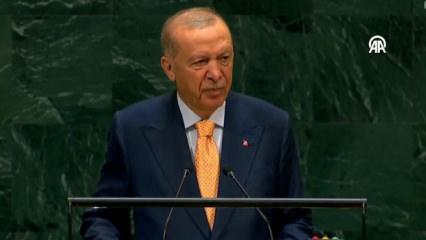 Erdoğan'dan BM k&uuml;rs&uuml;s&uuml;nde tarihi mesaj: Gerekirse bedel &ouml;deriz ama susmayız