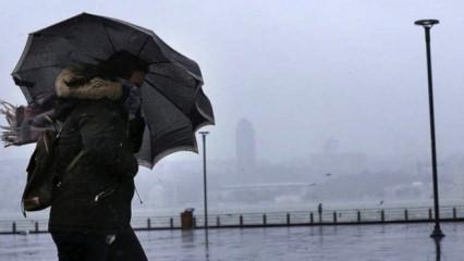 İstanbul'a kış havası geldi! 14 ile fırtına ve sel uyarısı