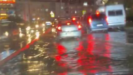 İstanbul'da sağanak etkili oldu