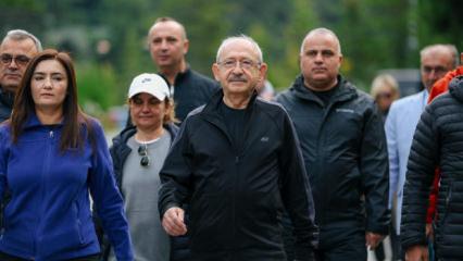 Kılı&ccedil;daroğlu, Abant&rsquo;ta sabah y&uuml;r&uuml;y&uuml;ş&uuml; yaptı